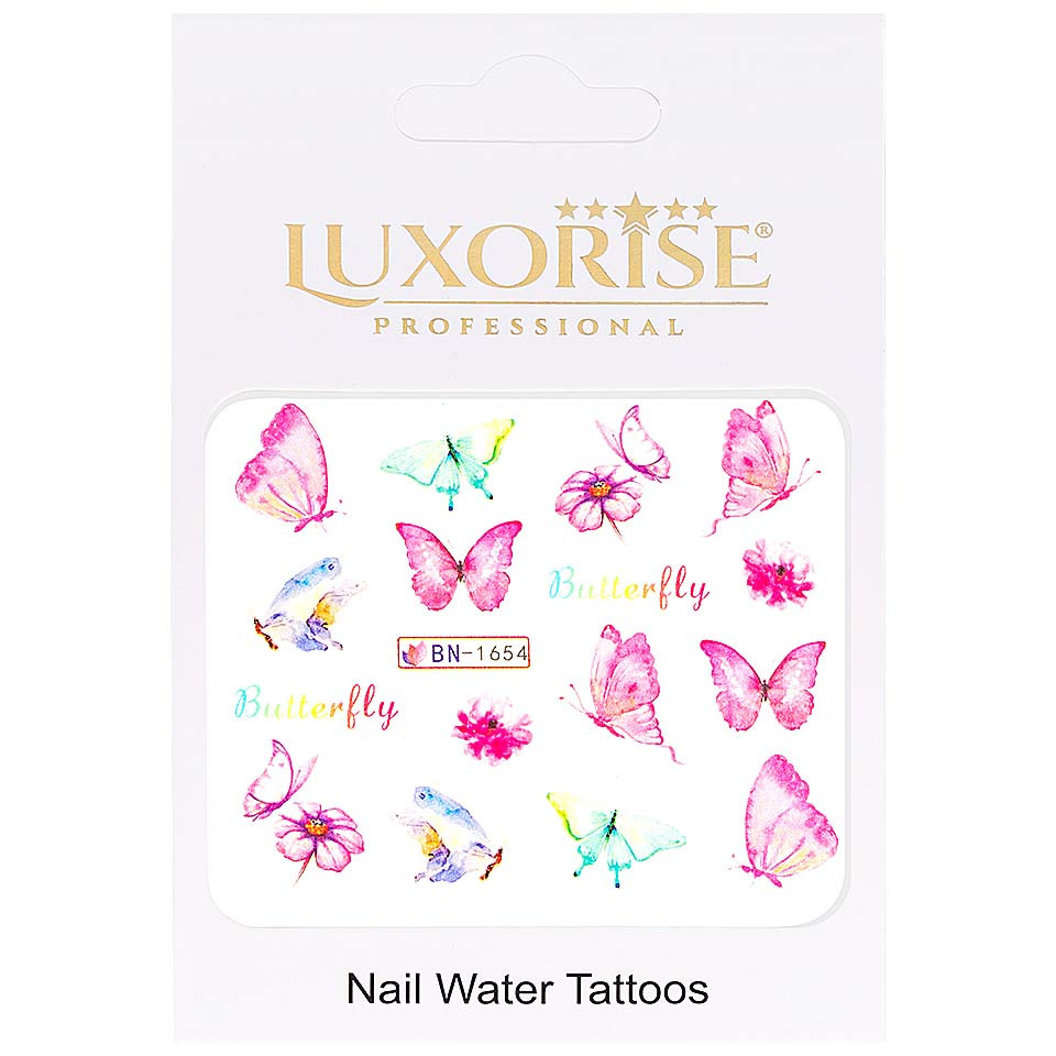 Tatuaj unghii LUXORISE, Butterfly BN-1654 - 1 | YEO