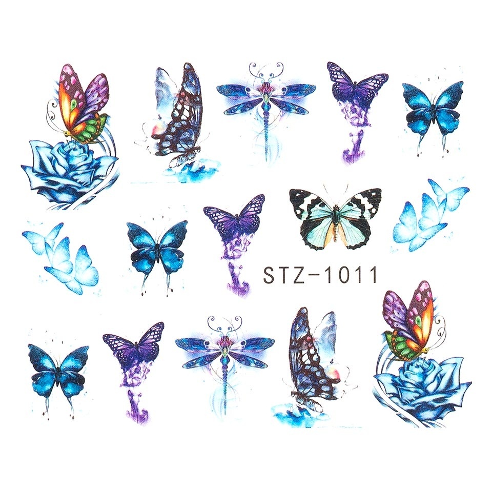 Tatuaj Unghii LUXORISE Butterfly Grace, STZ-1011 - 1 | YEO