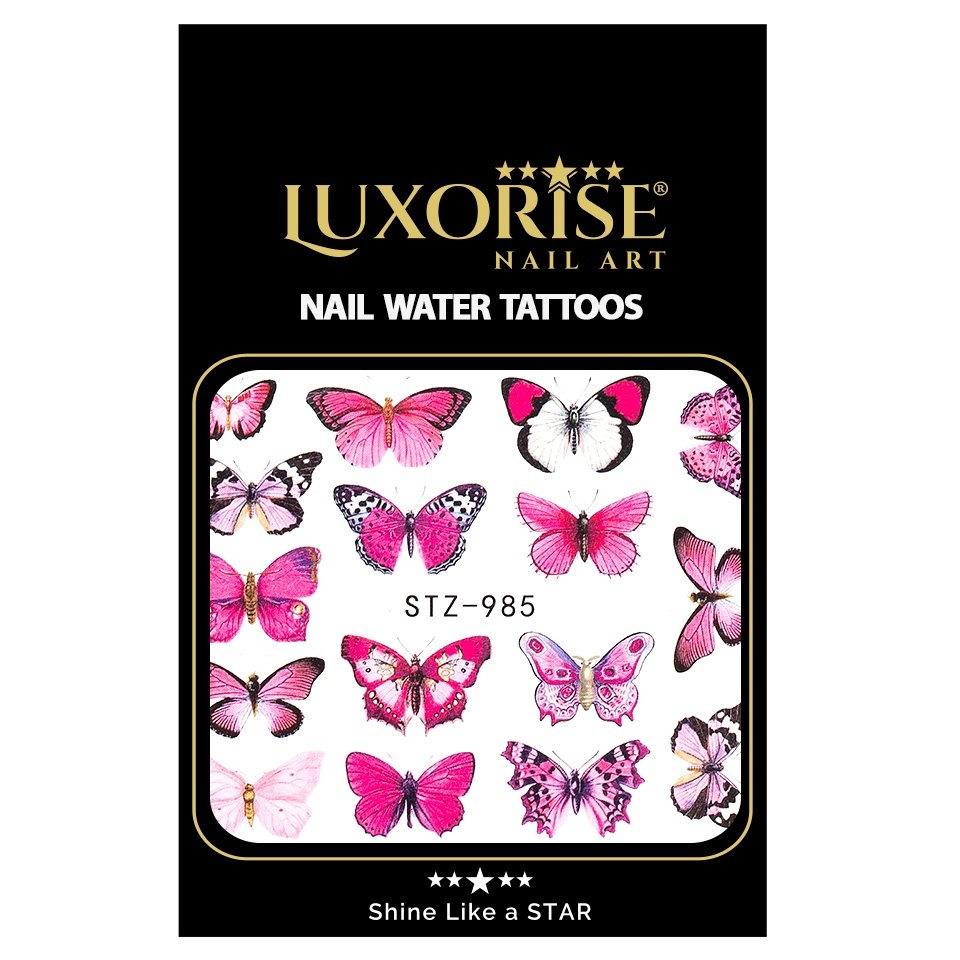 Tatuaj Unghii LUXORISE Butterfly Madness, STZ-985 - 1 | YEO