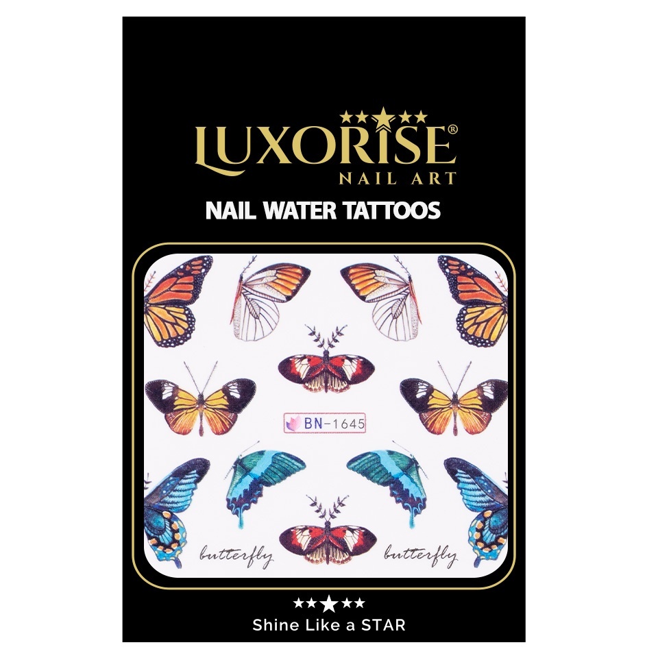 Tatuaj Unghii LUXORISE Butterfly Style, BN-1645 - 1 | YEO