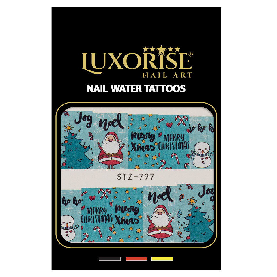 Tatuaj Unghii LUXORISE Christmas Cartoon, STZ-797 - 1 | YEO