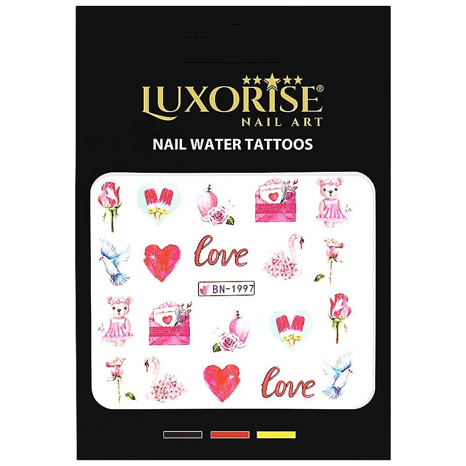 Tatuaj Unghii LUXORISE Delicate Rose, BN-1997 - 1 | YEO