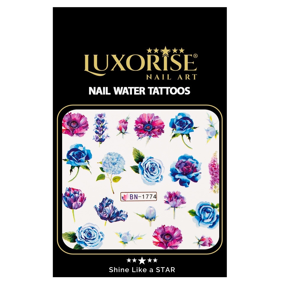 Tatuaj Unghii LUXORISE Flower Fantasy, BN-1774 - 1 | YEO