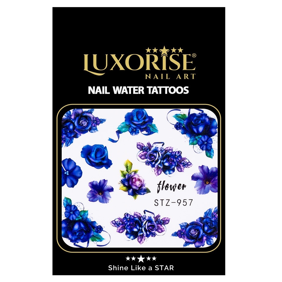 Tatuaj Unghii LUXORISE Flower Glow, STZ-957 - 1 | YEO