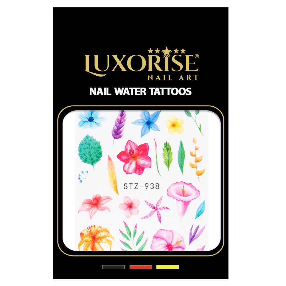 Tatuaj Unghii LUXORISE Flower Paradise, STZ-938 - 1 | YEO