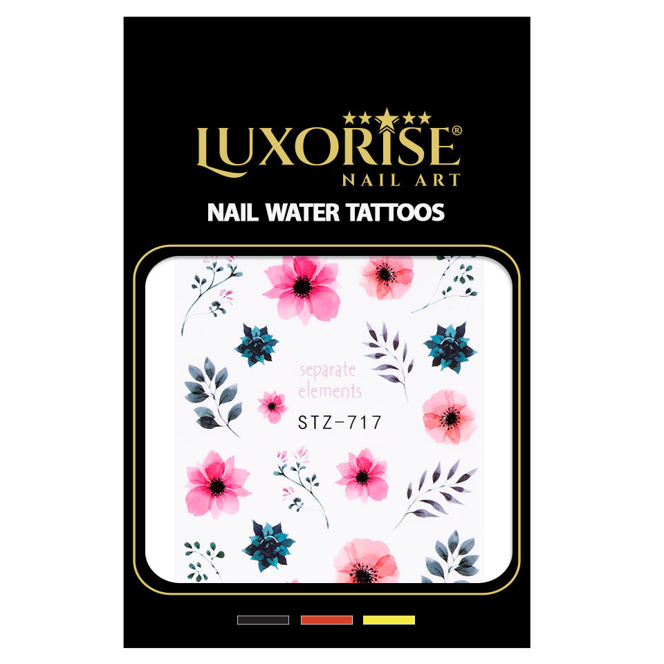 Tatuaj Unghii LUXORISE Flower Please!, STZ-717 - 1 | YEO