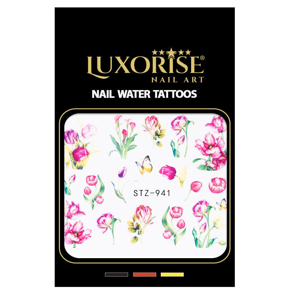 Tatuaj Unghii LUXORISE Flower Show, STZ-941 - 1 | YEO