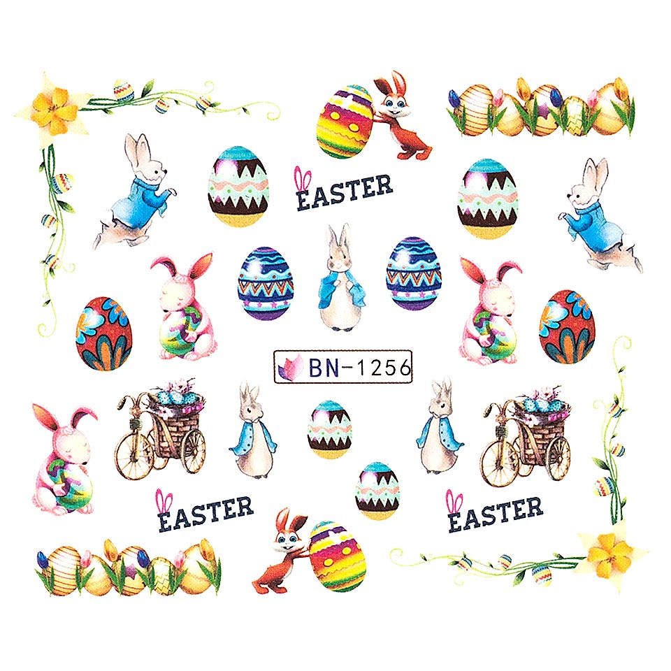 Tatuaj Unghii LUXORISE Happy Easter, BN-1256