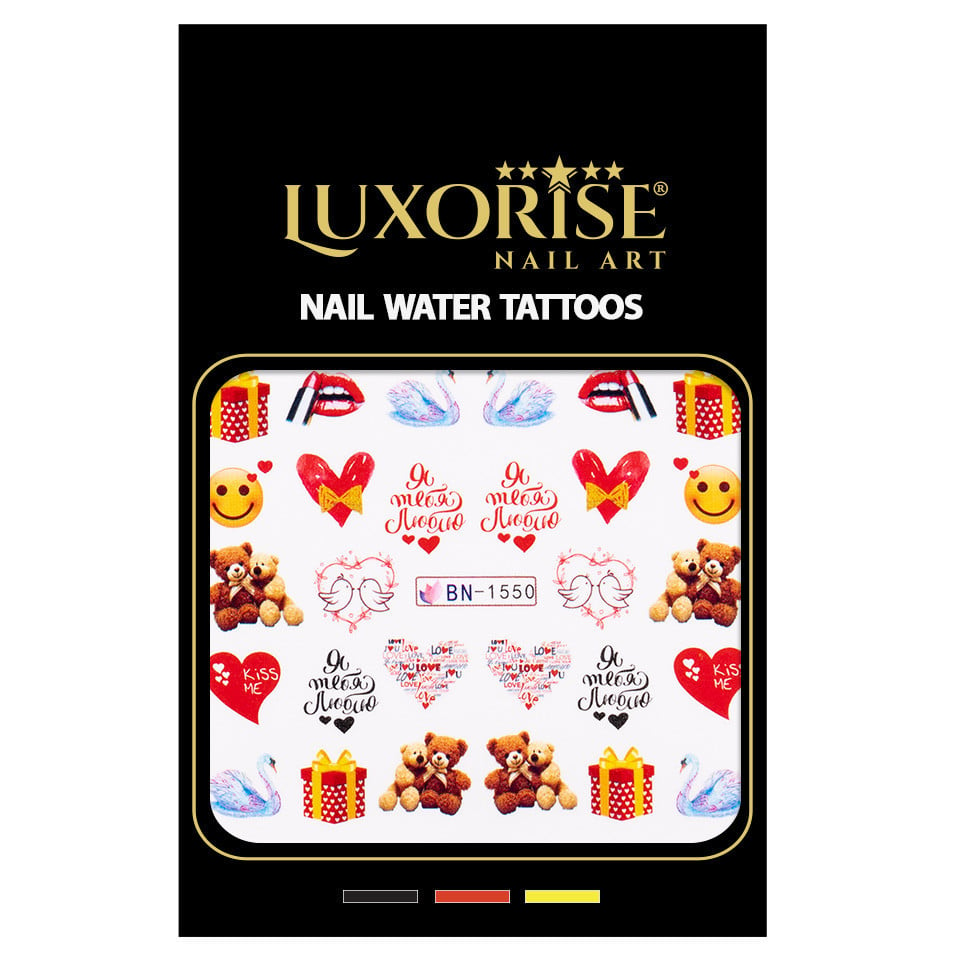 Tatuaj Unghii LUXORISE Love Sweety, BN-1550 - 1 | YEO