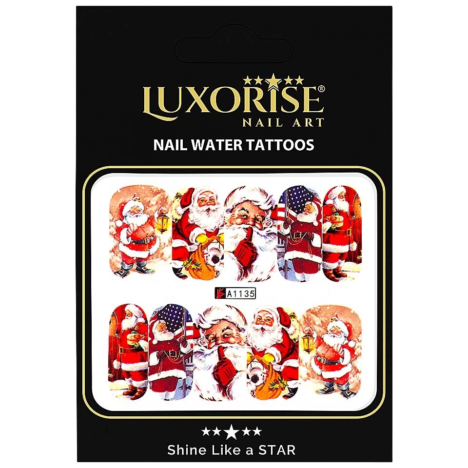 Tatuaj Unghii LUXORISE Santa\'s Fantasy, A1135 - 2 | YEO