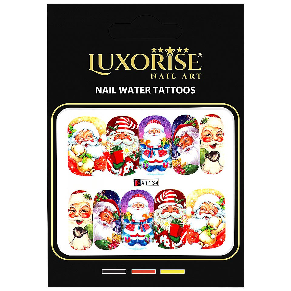 Tatuaj Unghii LUXORISE Santa\'s Game, A1134 - 2 | YEO