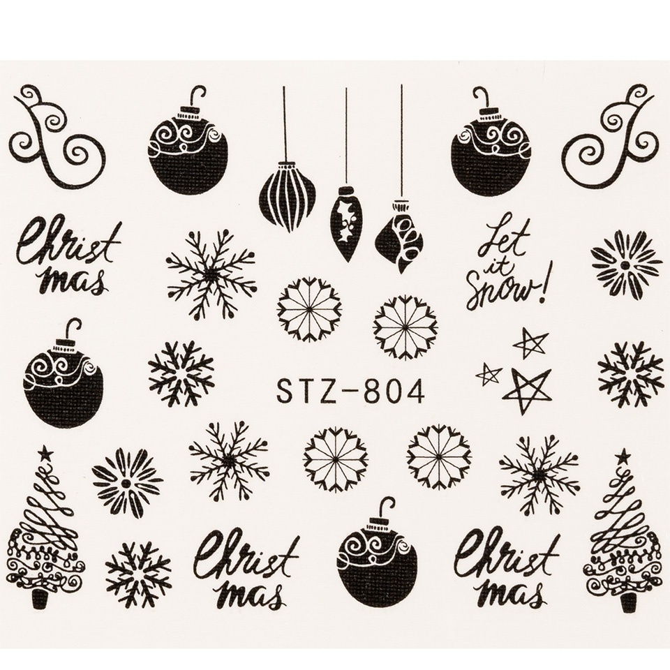 Tatuaj Unghii LUXORISE Simple Holiday Treats, STZ-805