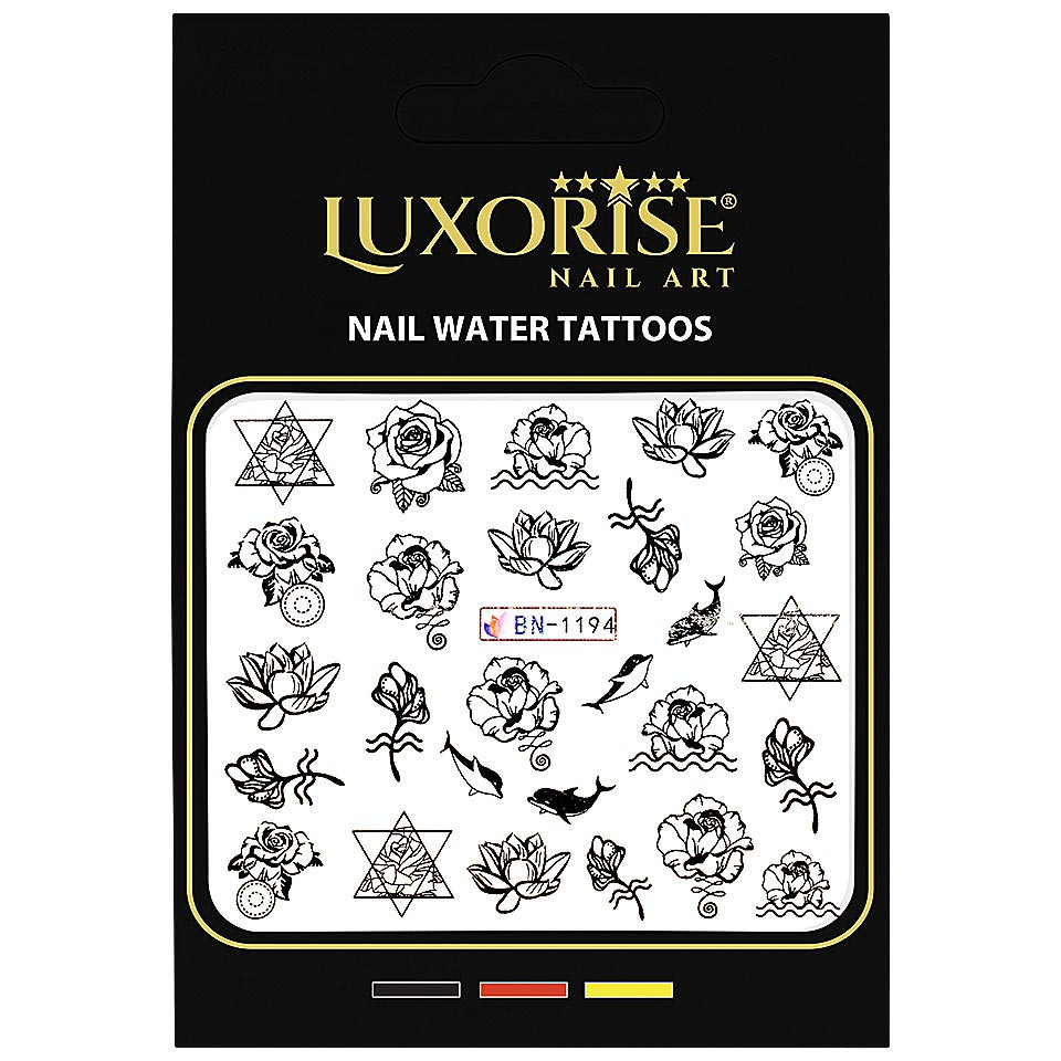 Tatuaj Unghii LUXORISE Simple Nature, BN-1194 - 2 | YEO