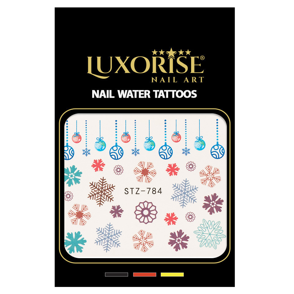 Tatuaj Unghii LUXORISE Snowflake Dance, STZ-784 - 2 | YEO