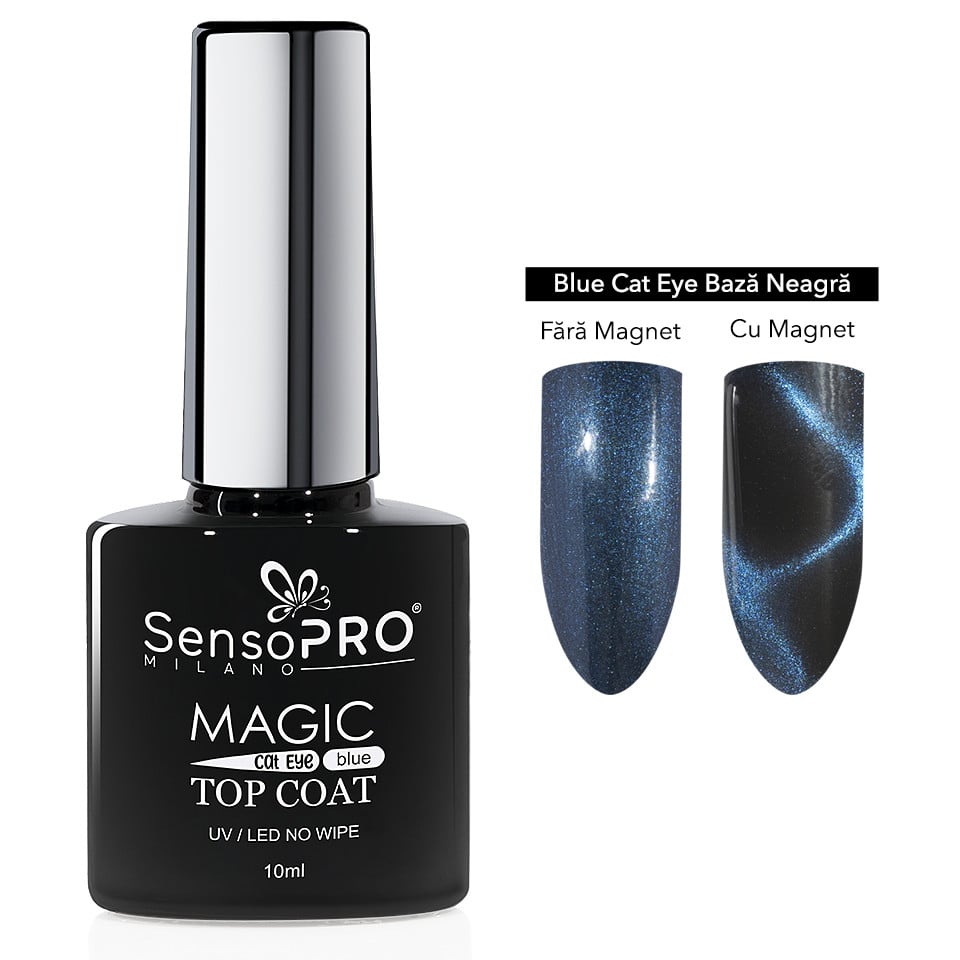 Top Coat Cat Eye SensoPRO Milano 10ml, Blue - 1 | YEO