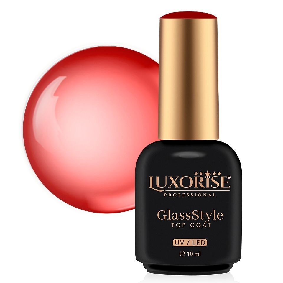 Top Coat LUXORISE GlassStyle - Red Velvet 10ml
