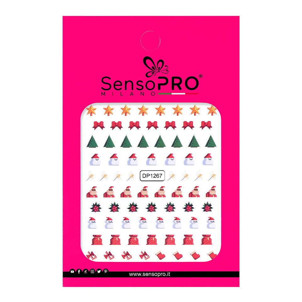 Abtibild Unghii SensoPRO Milano, Christmas Craft DP1267 - 2 | YEO