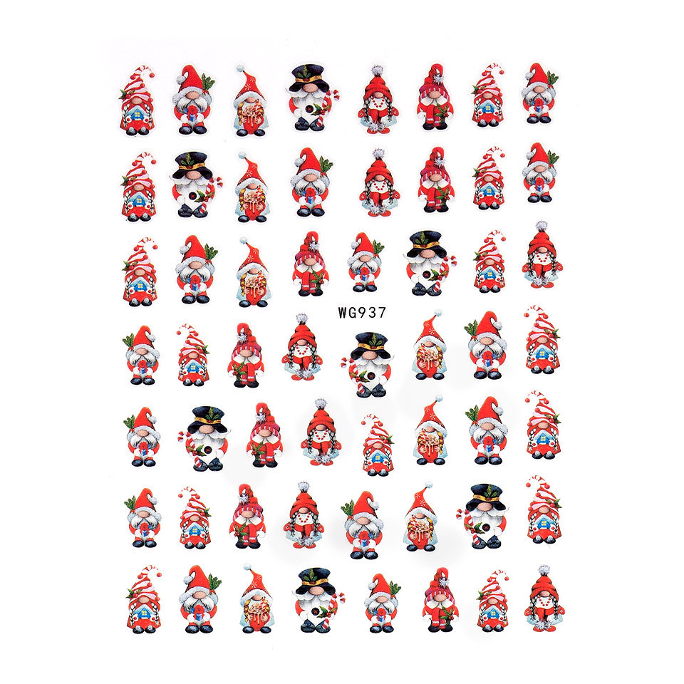 Abtibild Unghii SensoPRO Milano, Christmas Dwarfs WG937 - 1 | YEO