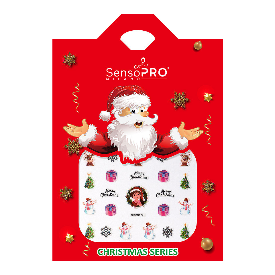 Abtibild Unghii SensoPRO Milano Christmas Wonderland Edition, QY-SD024 - 2 | YEO