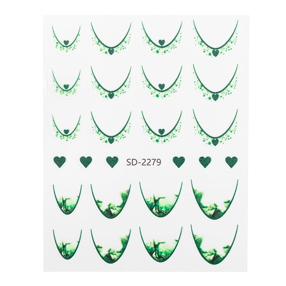 Abtibild Unghii SensoPRO Milano - Forest French - 1 | YEO
