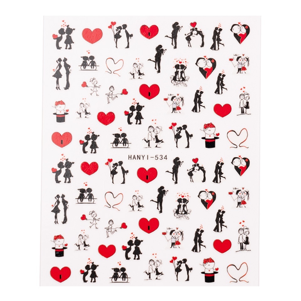 Abtibild Unghii SensoPRO Milano - Love Stories