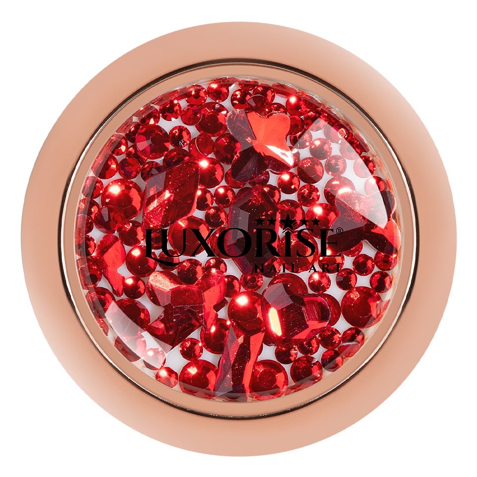 Cristale Unghii LUXORISE, Rubin Red - 1 | YEO