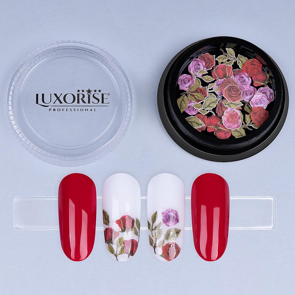 Decoratiune Unghii Nail Art LUXORISE, Send me Roses - 2 | YEO