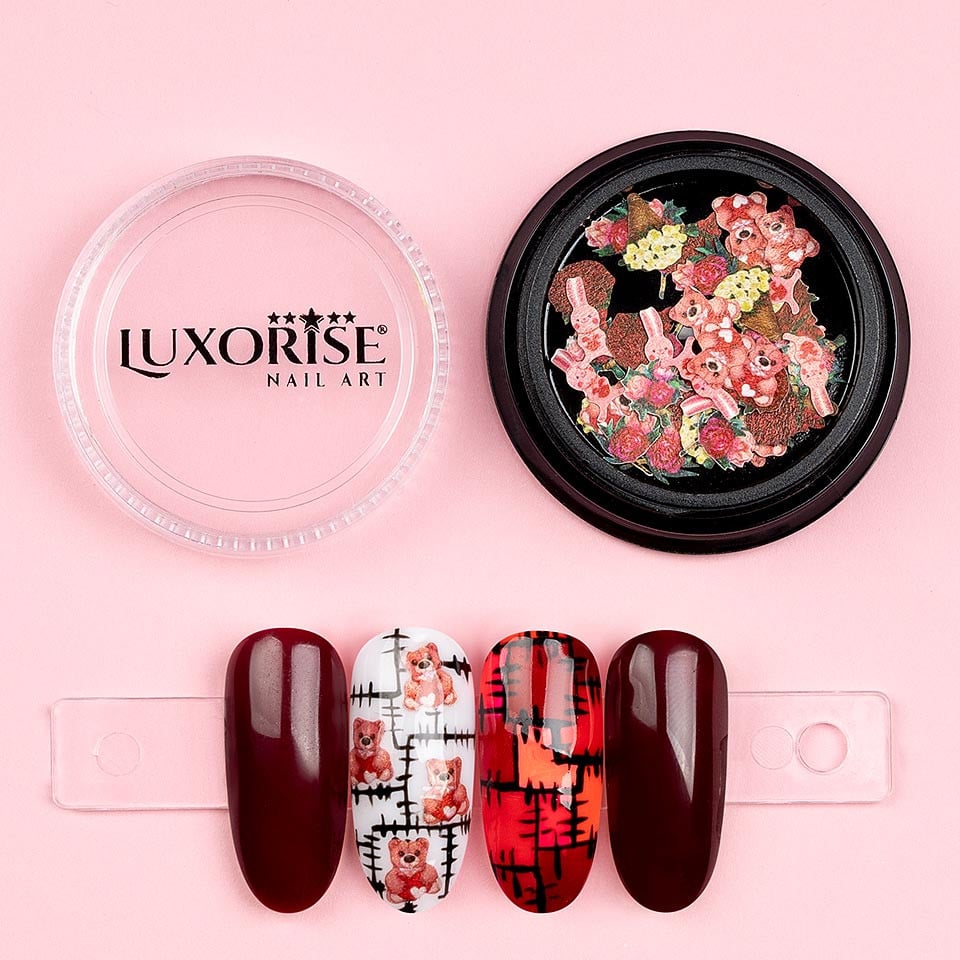 Decoratiuni Unghii Nail Art LUXORISE, Love Jar - 2 | YEO