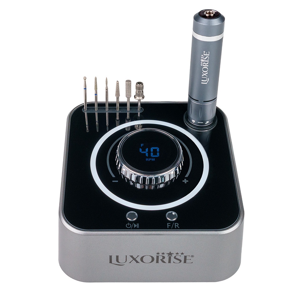 Freza Unghii NeoTurbo PRO 40.000RPM - LUXORISE, Titanium Silver - 1 | YEO