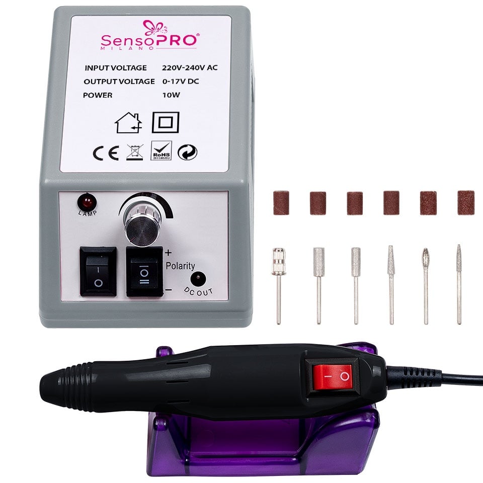 Freza Unghii Profesionala Star Nails SensoPRO Milano 20000 RPM, Gri