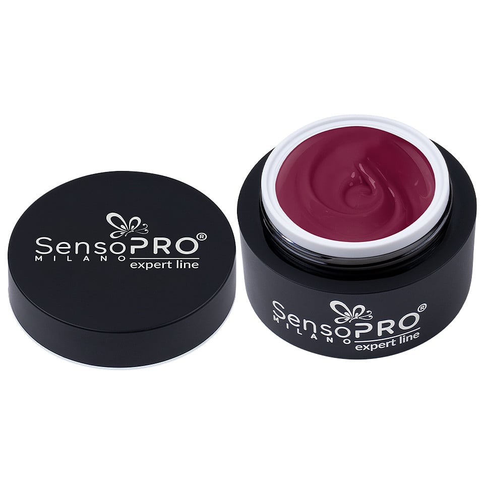 Gel Colorat UV SensoPRO Milano Expert Line - Deep Scarlet 5ml - 3 | YEO