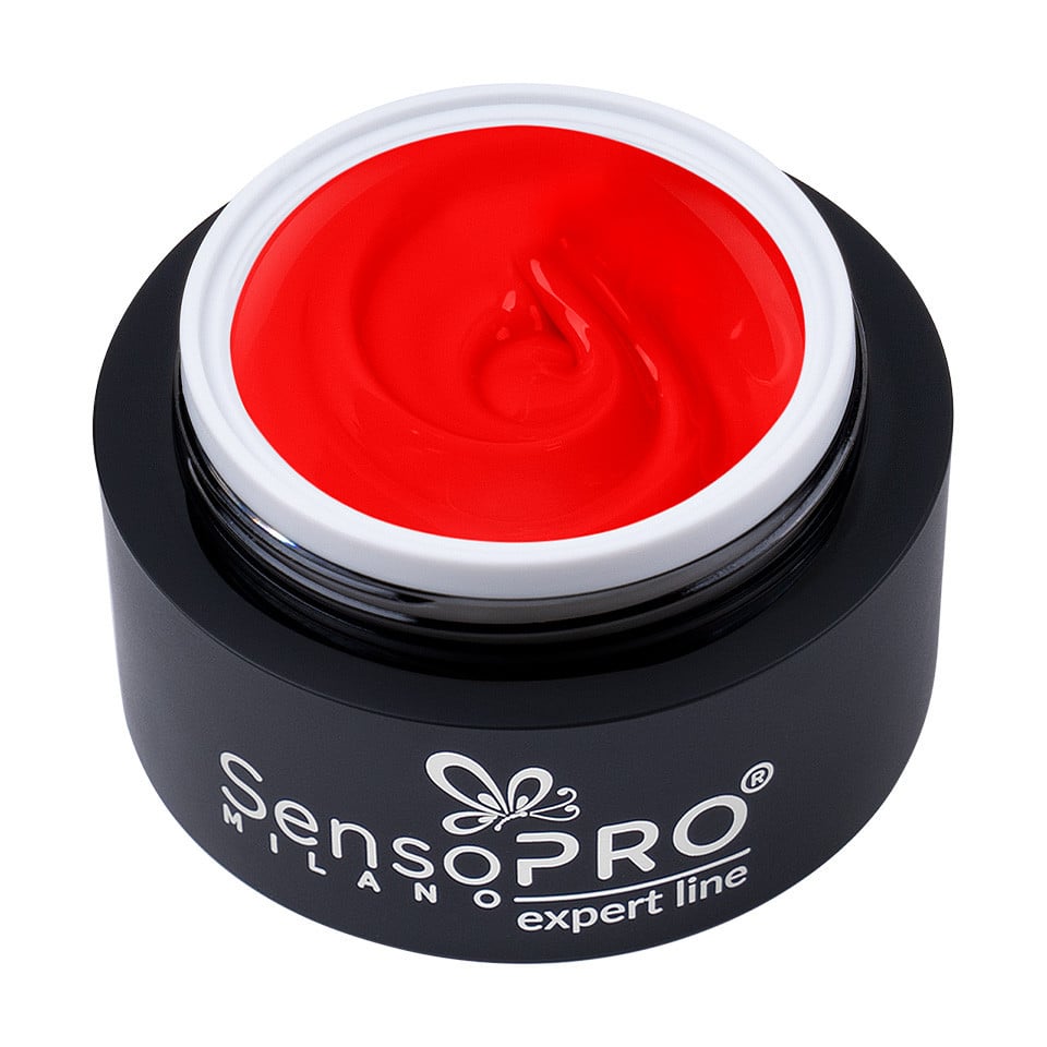 Gel Colorat UV SensoPRO Milano Expert Line - Poppy Passion 5ml - 1 | YEO