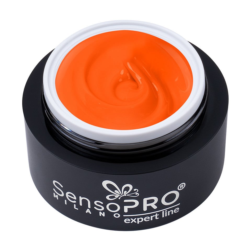 Gel Colorat UV SensoPRO Milano Expert Line - Shocking Orange 5ml - 1 | YEO