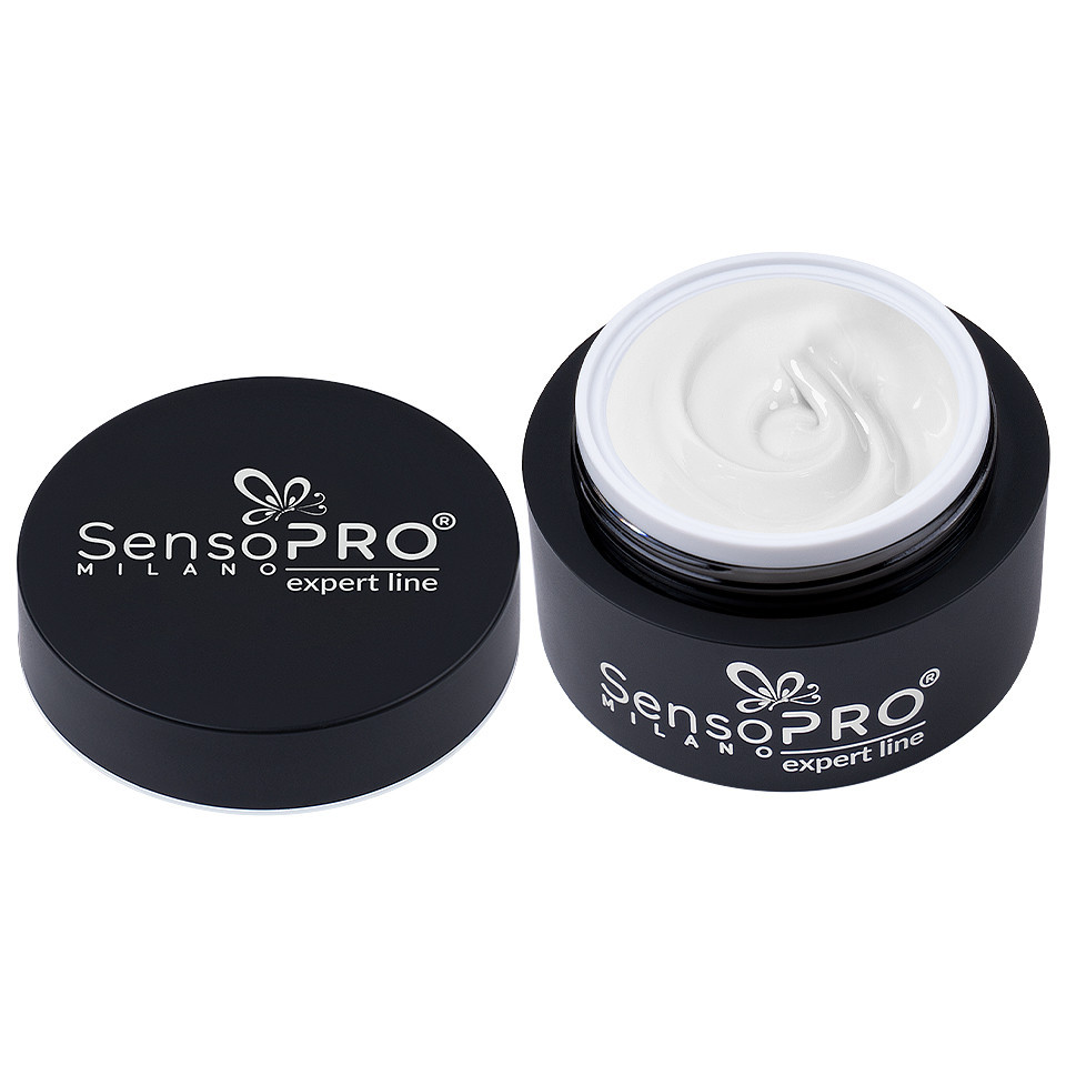 Gel Colorat UV SensoPRO Milano Expert Line - Timeless White 5ml - 2 | YEO
