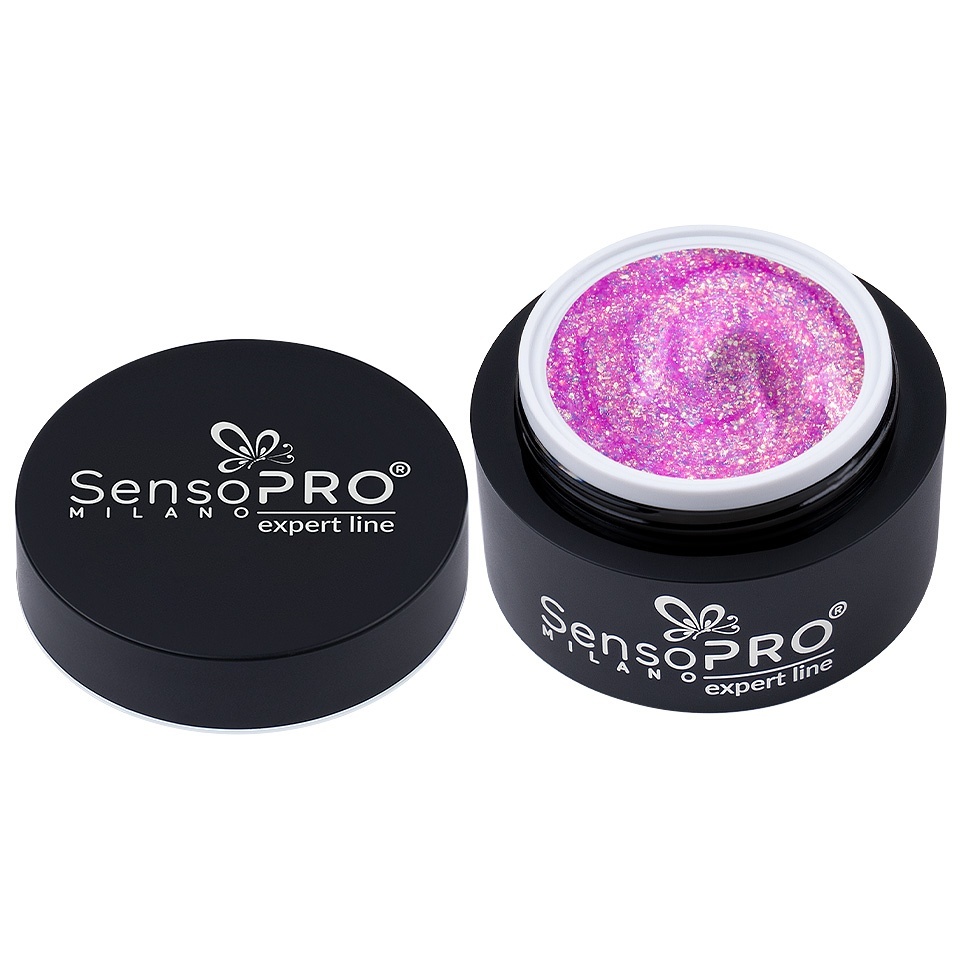 Gel Constructie Unghii Expert Line SensoPRO Milano - Glass Petals 15ml - 1 | YEO