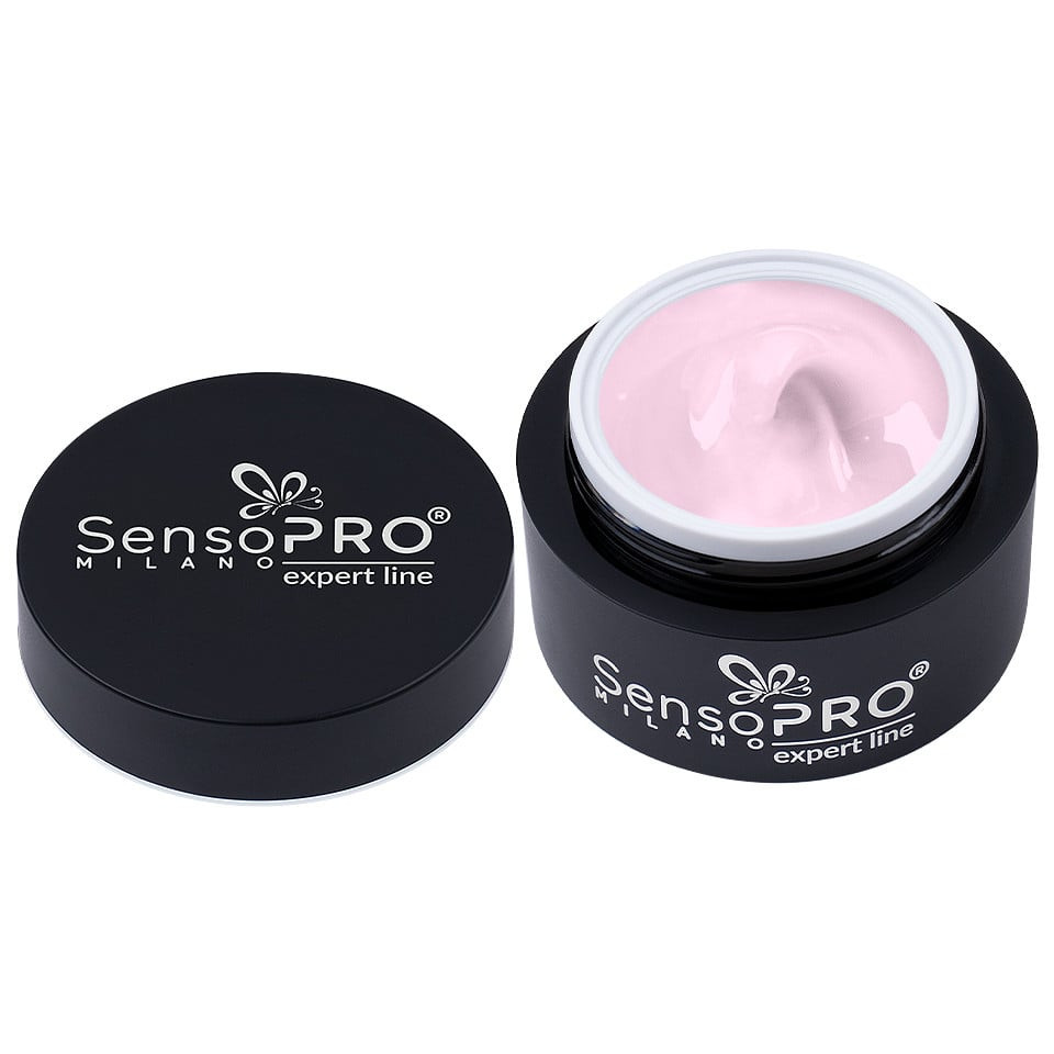Gel Constructie Unghii Expert Line SensoPRO Milano - Milky Pink 30ml - 1 | YEO