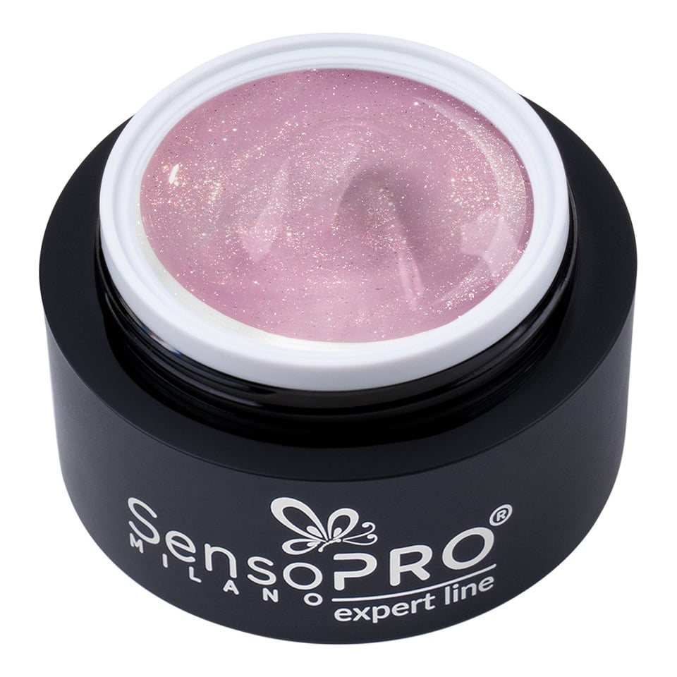 Gel Constructie Unghii Expert Line SensoPRO Milano - Pink Glow 15ml