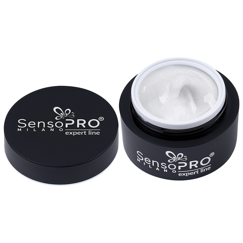 Gel Constructie Unghii Expert Line SensoPRO Milano - Pure Glitz 15ml - 1 | YEO