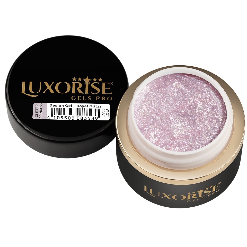Gel Design 3D LUXORISE - Royal Glitz, Glitter Princess 5ml - 2 | YEO