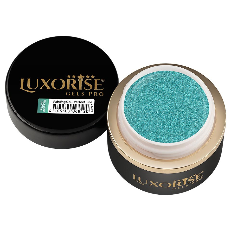 Gel Pictura Unghii LUXORISE Perfect Line - Radiant Turquoise, 5ml - 1 | YEO