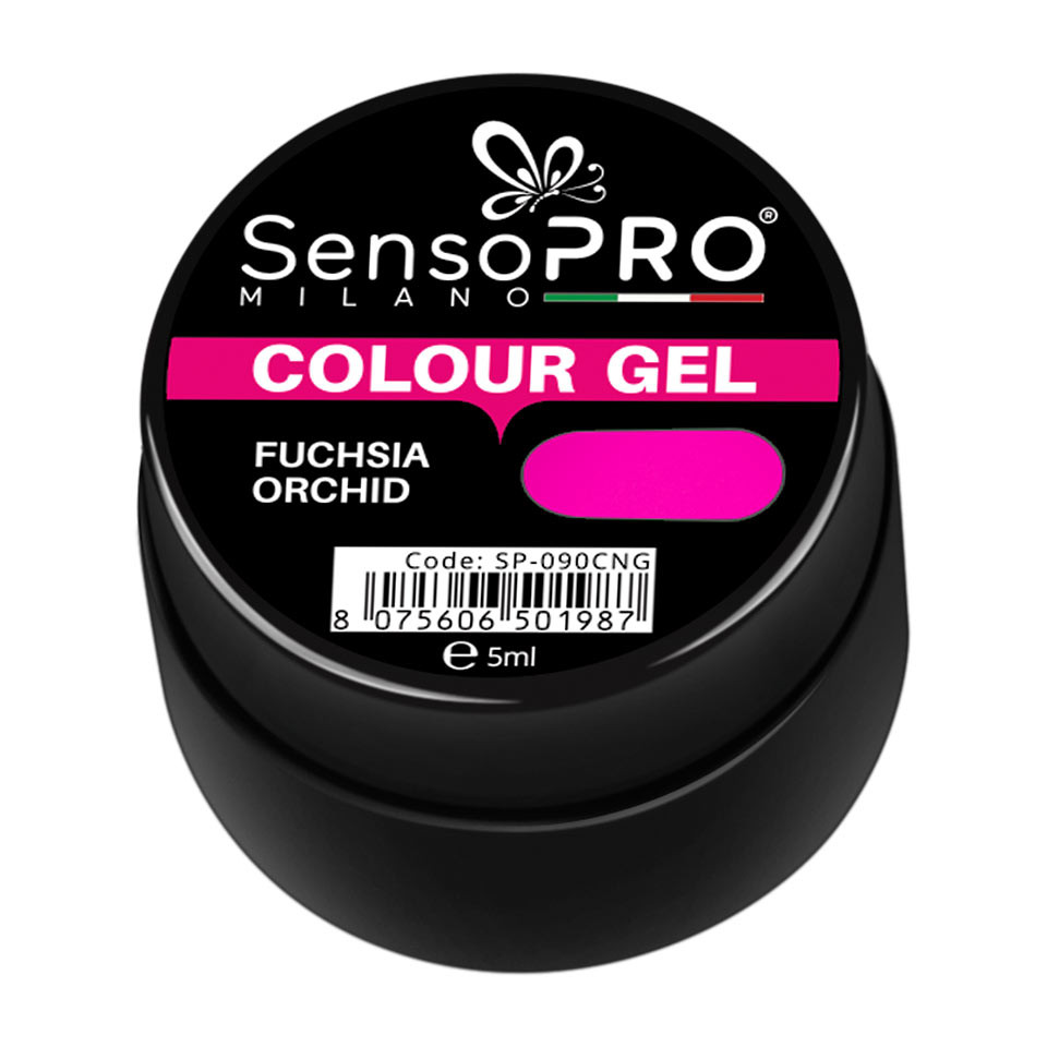 Gel UV Colorat Fuchsia Orchid 5ml, SensoPRO Milano - 1 | YEO