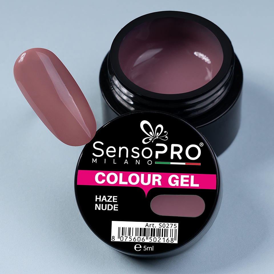 Gel UV Colorat Haze Nude, SensoPRO Milano - 3 | YEO