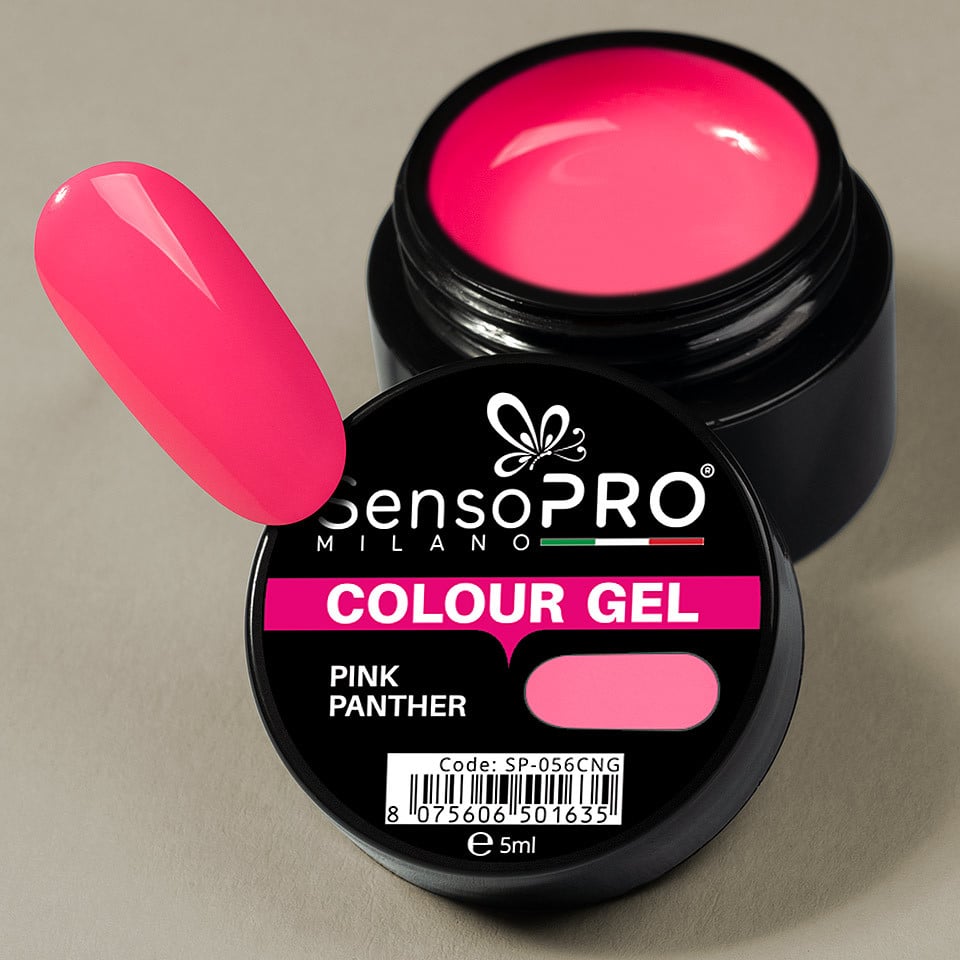 Gel UV Colorat Pink Panther 5ml, SensoPRO Milano - 2 | YEO