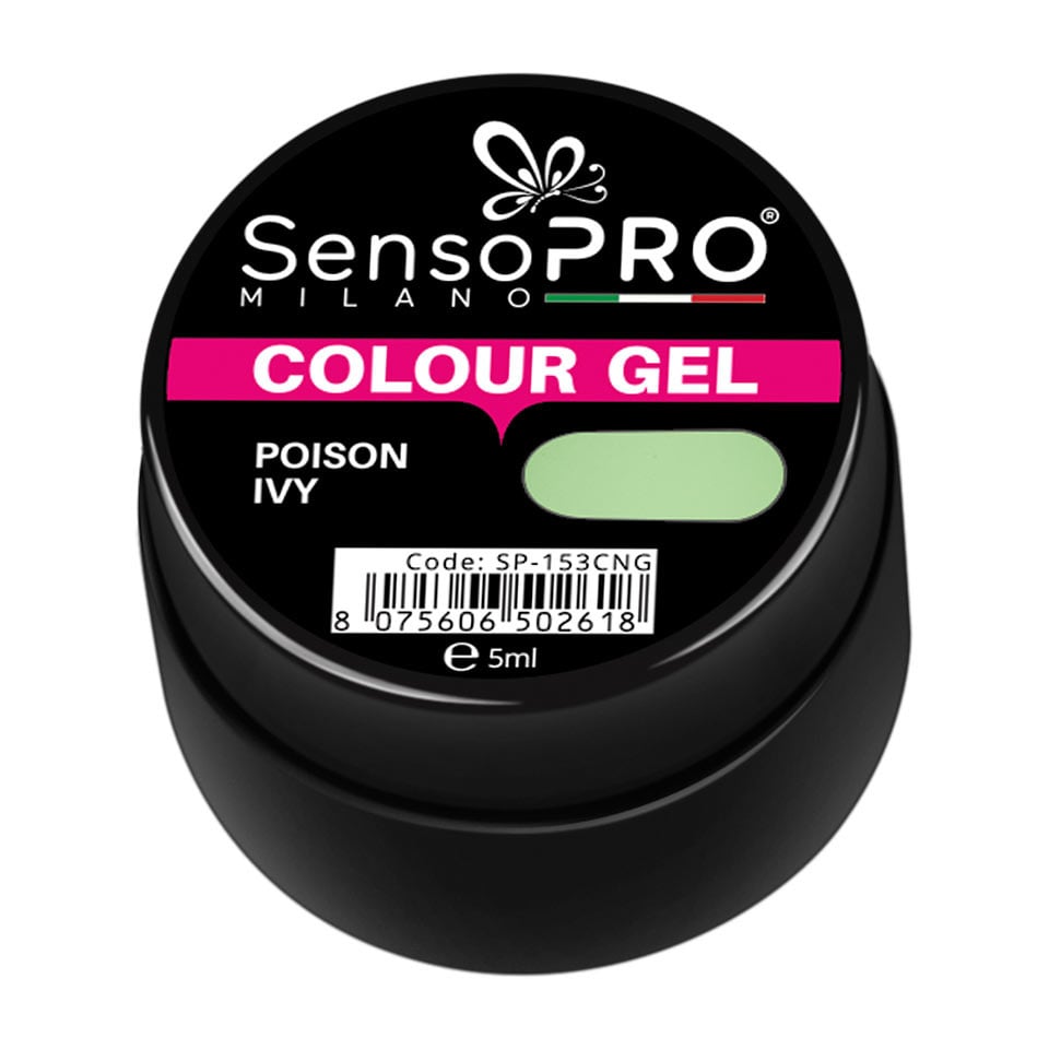 Gel UV Colorat Poison Ivy 5ml, SensoPRO Milano - 1 | YEO