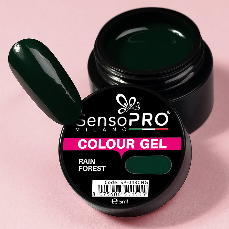 Gel UV Colorat Rain Forest 5ml, SensoPRO Milano - 2 | YEO