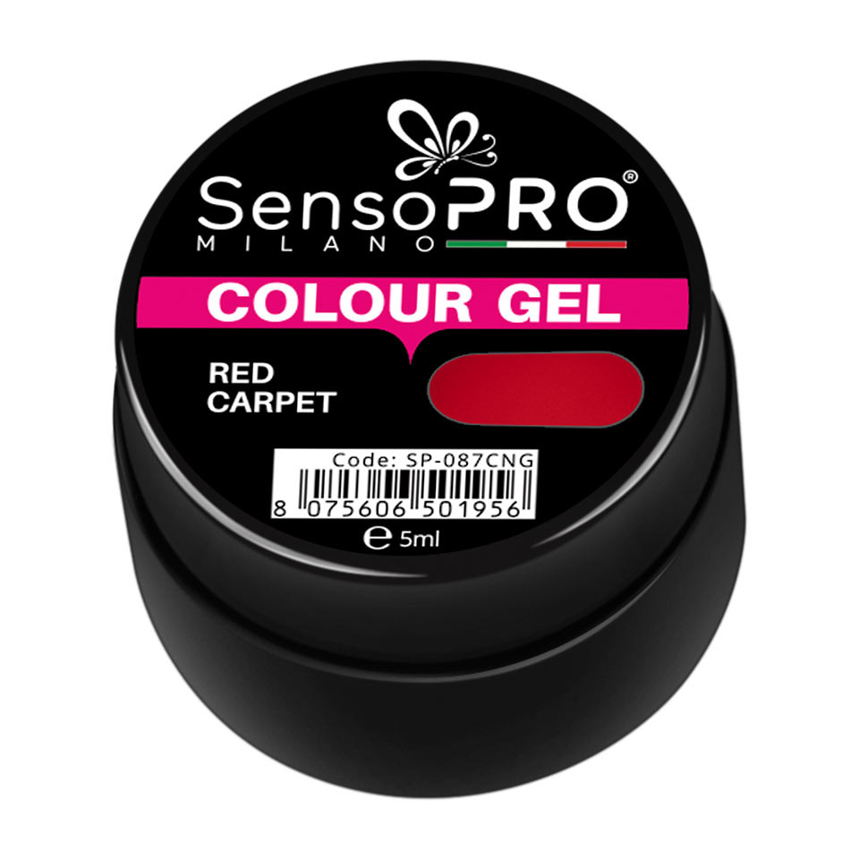 Gel UV Colorat Red Carpet 5ml, SensoPRO Milano - 1 | YEO