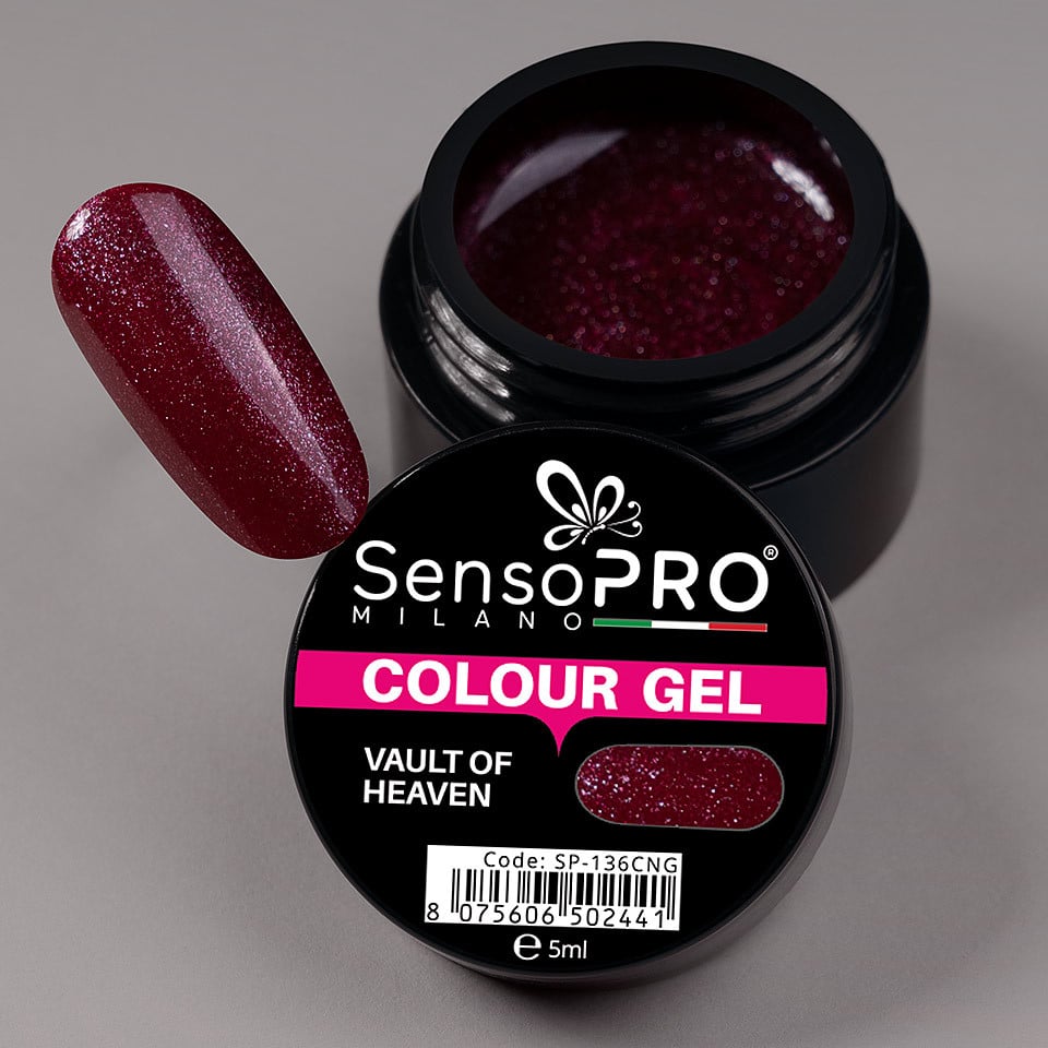 Gel UV Colorat Vault of Heaven 5ml, SensoPRO Milano - 3 | YEO