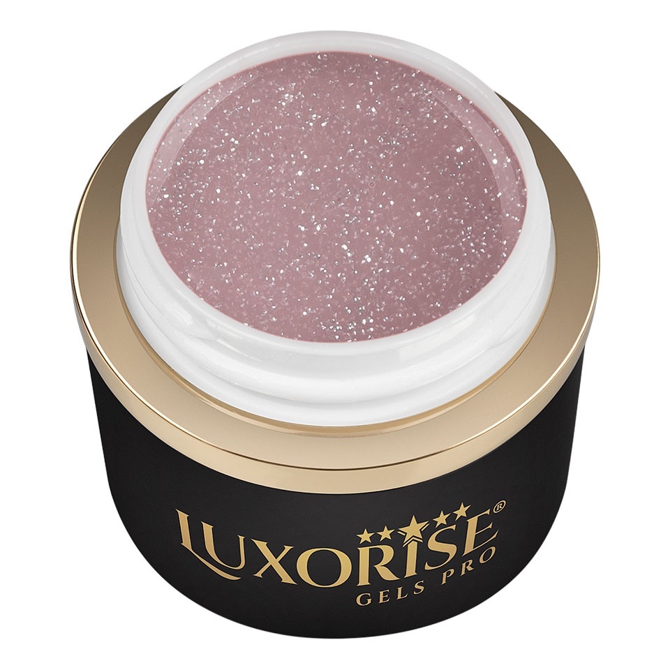 Gel UV Constructie Unghii RevoFlex Disco LUXORISE 15ml, Vintage Sparkle