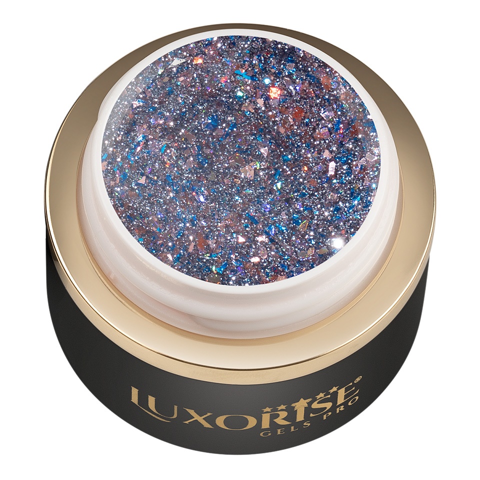 Gel UV Constructie Unghii RevoFlex LUXORISE 15ml, Glitz Breeze - 2 | YEO