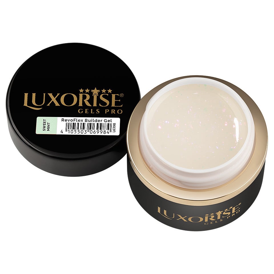 Gel UV Constructie Unghii RevoFlex LUXORISE 15ml, Sweet Mint - 1 | YEO